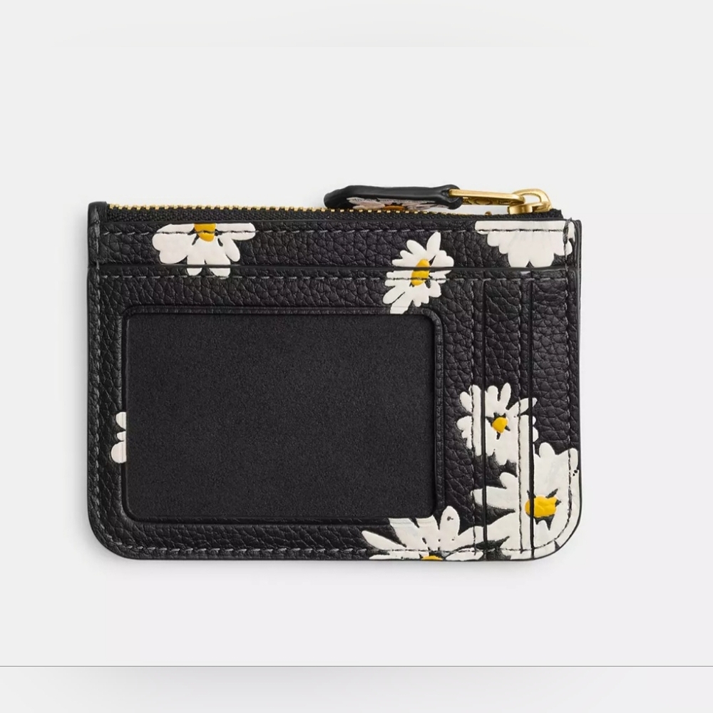 Coach Mini Skinny Id Case With Floral Print - Picture 7 of 7
